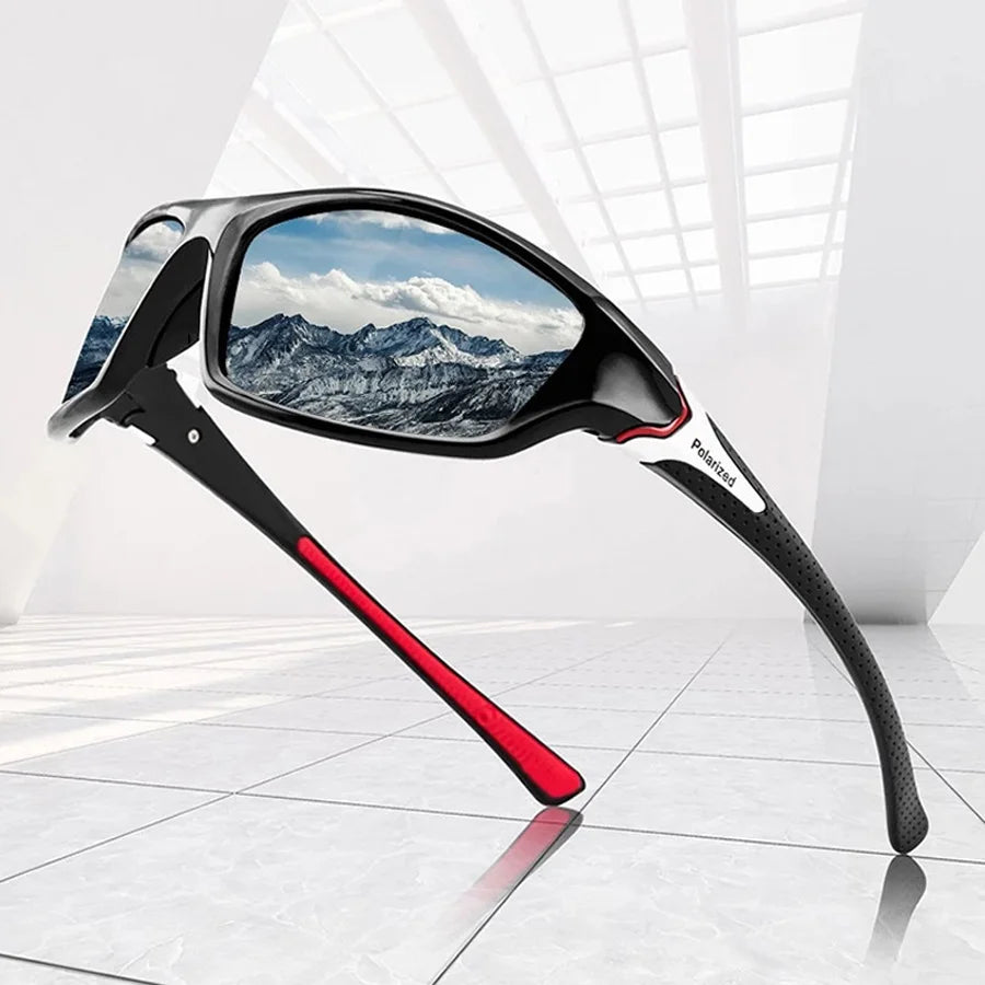 Photochromic Polarized Sports Vintage Sunglasses Men Women Fishing Cycling Driving Mountaineering Sport Retro Sun Glasses UV400